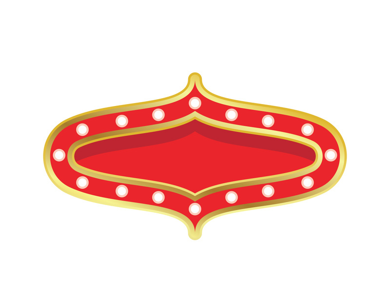 Circus element icon illustration