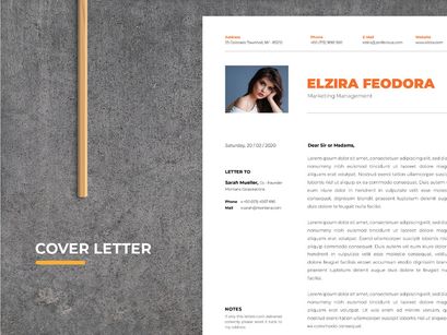 Minimalist CV Resume Template - Marketing Management