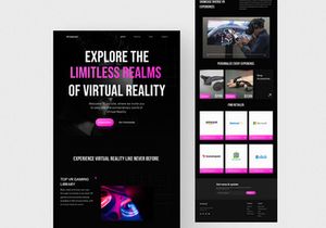 VR Landing page