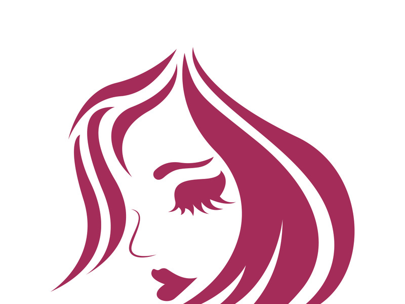 Women beauty, salon, spa, hair minimalist logo design inspiration