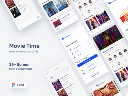 Movie Time - Movie iOS UI Kits