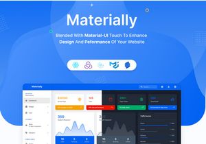 Materially ReactJS Admin Dashboard