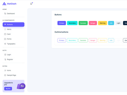 MatDash Free Bootstrap Admin Dashboard Template