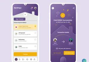 Pay House Rent Online Mobile App UI Kit