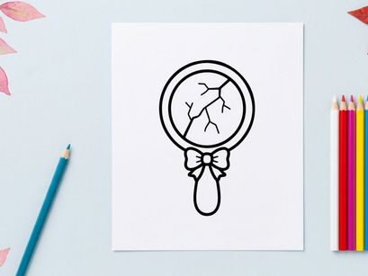 Halloween brain illustration with decorative bow. Spooky neuron doodle for medical and festive designs.