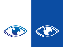 Eye logo icon design template illustration
