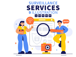 9 Surveillance Services Illustration preview picture