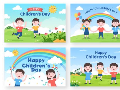 13 Happy Children's Day Celebration Illustration