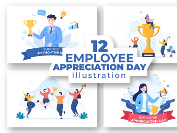 12 Employee Appreciation Day Illustration preview picture