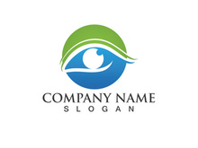 Eye Care vector logo design