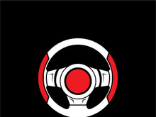 Steering Wheel vector image logo icon