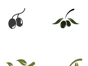 Olive fruit logo design. preview picture