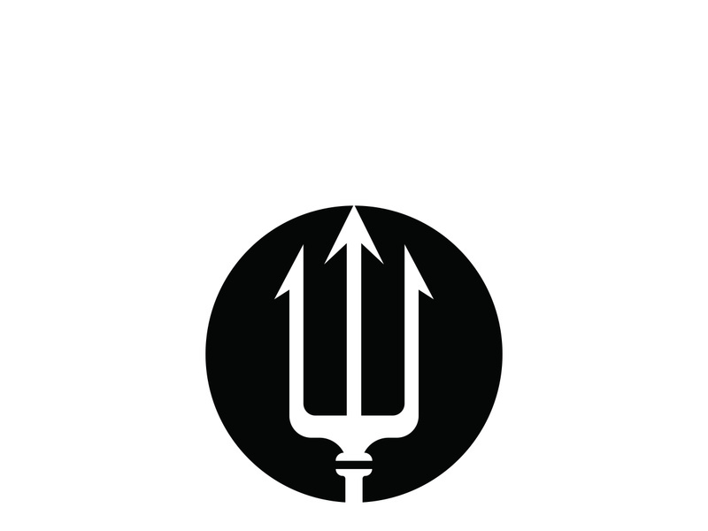 Trident Logo Template vector icon illustration design