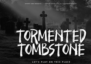 Spooky And Dreadful - Brush Font