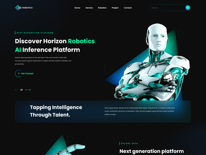 Robotics (AI) Web Page Design