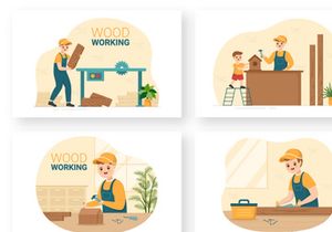 14 Woodworking Illustration