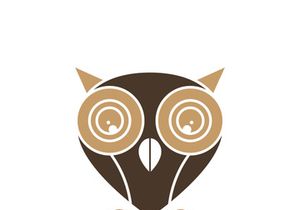 Owl logo icon design animal and simple business abstract vector