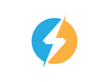 Lightning , Flash logo Template vector icon