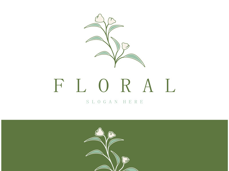 Elegant floral and leaf frame. Delicate botanical vector illustration for labels, spas, corporate identity, and wedding invitations