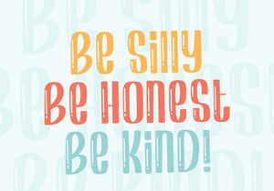 Shiny Kids - Playful Display Font