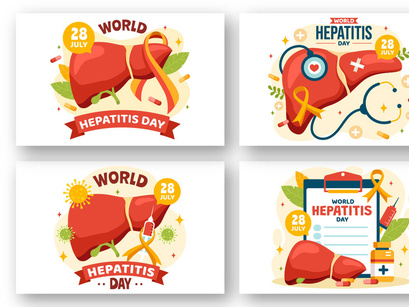 12 World Hepatitis Day Illustration