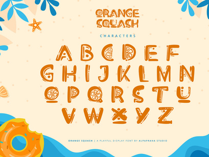 Orange Squash - Playful Display Font