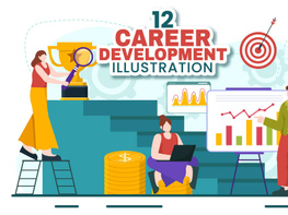 12 Career Development Illustration preview picture