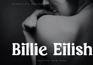 Scintilla - Modern Serif Font