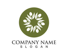 Extra virgin olive oil logo icon design vector illustration