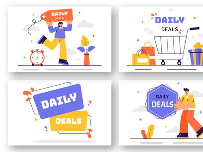 11 Daily Deals of The Day Illustration