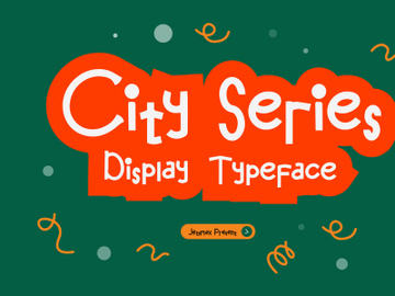 City Series - Display Font preview picture