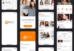 Bella - Hair Salon UI Kit for Sketch