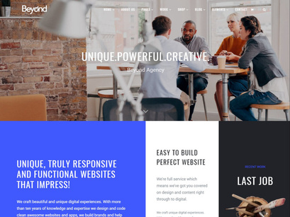 Beyond All-in-One WordPress Theme