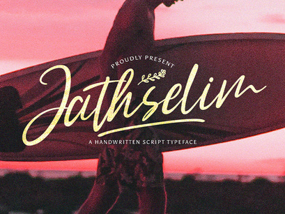 Jathselim - Handwritten Font