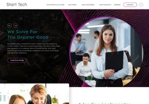 Start Tech - An Agency Home Page Design