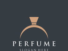 Isolated luxury perfume perfume cosmetic creative logo can be used for business, company, cosmetic and perfume shop.