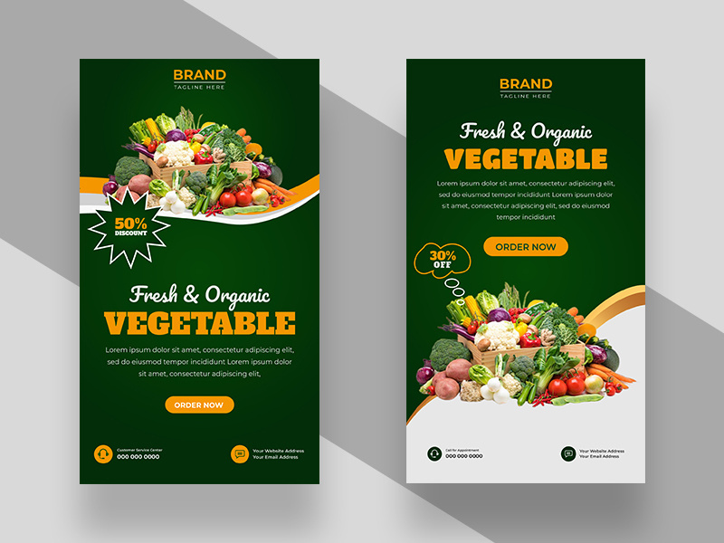 Vegetable Grocery Social Media Stories Ver-1