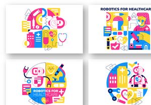 10 Robotic For Healthcare Illustration