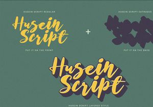 Husein Script | Handwritten Ramadan Font