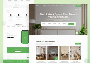 Co-Working Landing Page