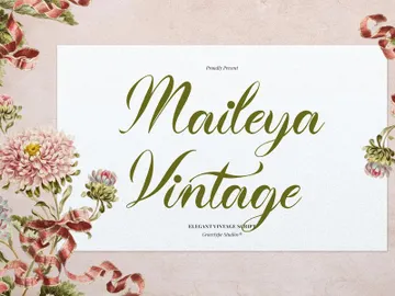 Maileya Vintage | Elegant Script preview picture