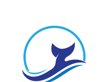 Ocean water wave wave logo design. preview picture