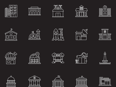 Building Icon Set V2