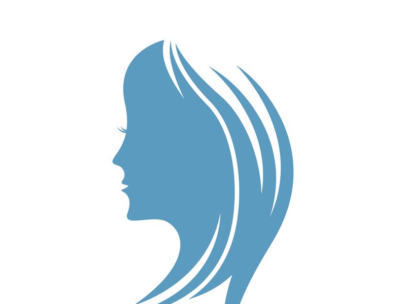 Women beauty, salon, spa, hair minimalist logo design inspiration