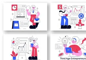 10 Third Age Entrepreneurs Illustration