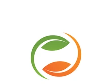 Green leaf ecology nature element vector icon