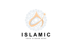 Mosque Logo, Vector Desain Template