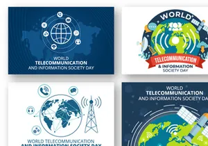 12 World Telecommunication and Information Society Day Illustration