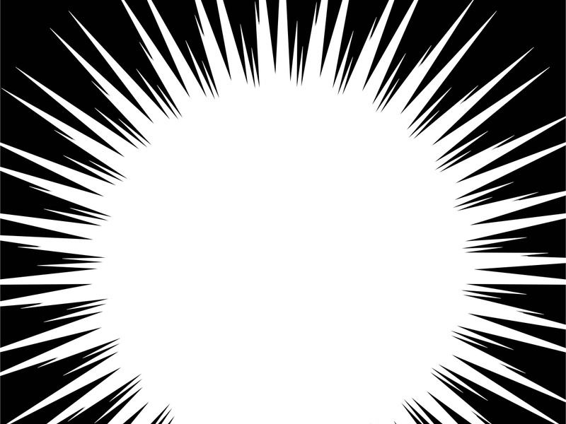 Speed Lines Comic Book Design Element Vector Illustration