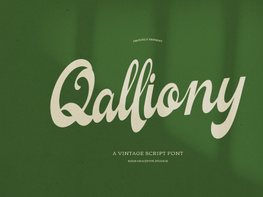 Qalliony | Vintage Script preview picture
